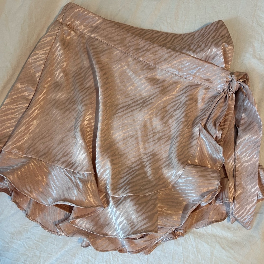 Pink Wrap Skort